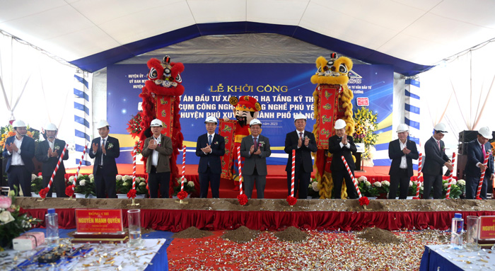Khởi công Dự án đầu tư xây dựng hạ tầng kỹ thuật cụm công nghiệp làng nghề Phú Yên